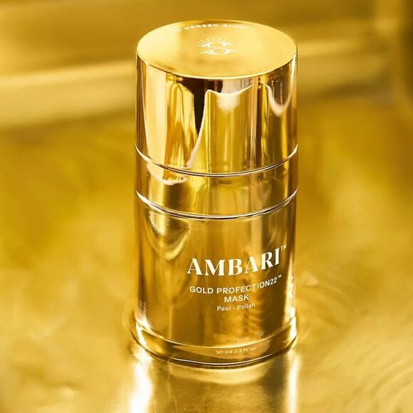 Ambari Gold Profection 22 Facial Mask Peel Alpha-Hydroxy Clean Beauty 1 fl. oz. - Picture 2 of 12